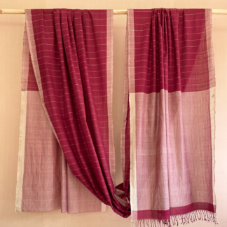 Weft stripes saree 151a