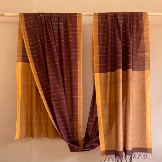 Weft stripes saree 150a