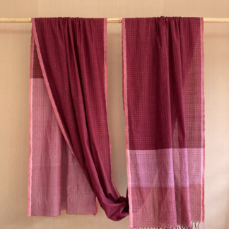 Checks saree 147a