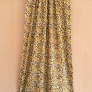 Hand block printed kalamkari yardage 29