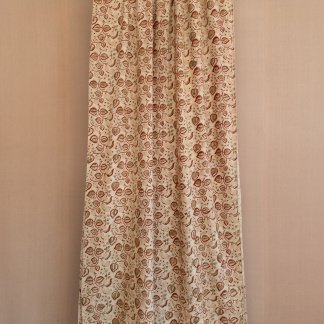 Hand block printed kalamkari yardage 33