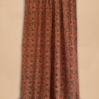 Hand block printed kalamkari yardage 36