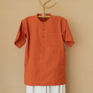 Zari Stripes Short Kurta 178