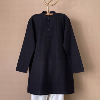 Black knee length Kurta 61