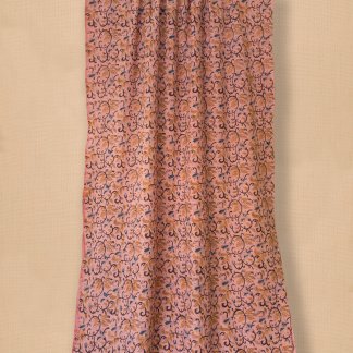 Hand block printed kalamkari yardage 16