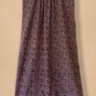 Hand block printed kalamkari yardage 17