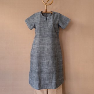 Mangalagiri slub long kurta 262