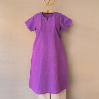 Mangalagiri slub long kurta 263