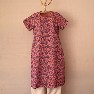 Kalamkari long kurta 269