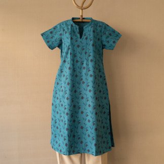 Hand Block Printed Long Kurta 299