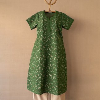 Hand block printed kurta 303