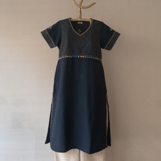 Hand Embroidered Long Kurta 309