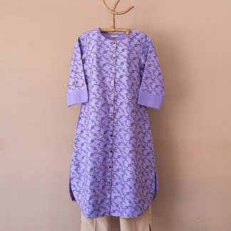 Hand Block Printed Long Kurta 205
