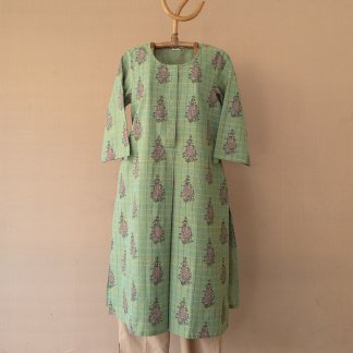 Hand Block Printed Long Kurta 252