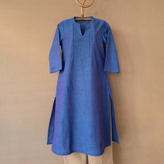 Mangalagiri slub long kurta 264