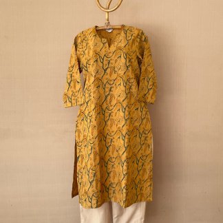 Kalamkari long kurta 265