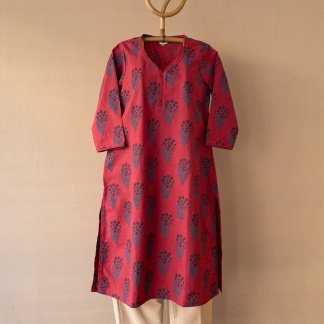 Hand block Printed Long Kurta 294