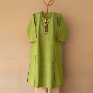 Hand Embroidered Long Kurta 319