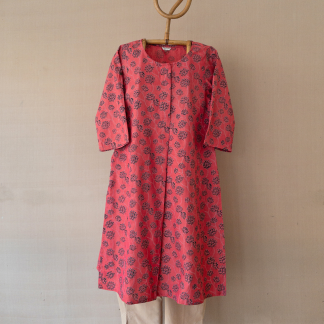 Hand Block Printed Long Kurta 328