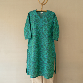 Hand block Printed Long Kurta 330