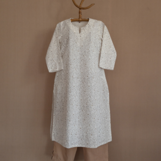 Hand Block Printed Long Kurta 343