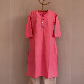 Hand Embroidered Long Kurta 350