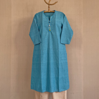 Hand Embroidered Long Kurta 351