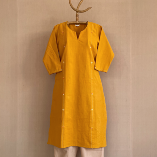 Hand Embroidered Long Kurta 354
