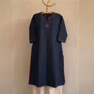 Hand Embroidered Long Kurta 356