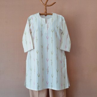 Hand Block Printed Short Kurta 223