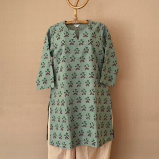 Hand Block Printed Short Kurta 272
