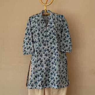 Hand Block Printed Short Kurta 274