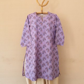 Hand Block Printed Short Kurta 197