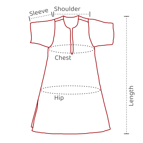 Women's Long Kurtas – 1/2 Sleeves