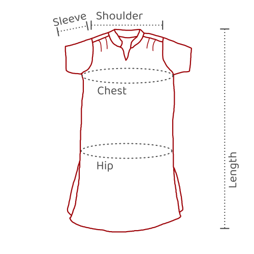 Women's Short Kurtas – 1/2 Sleeves